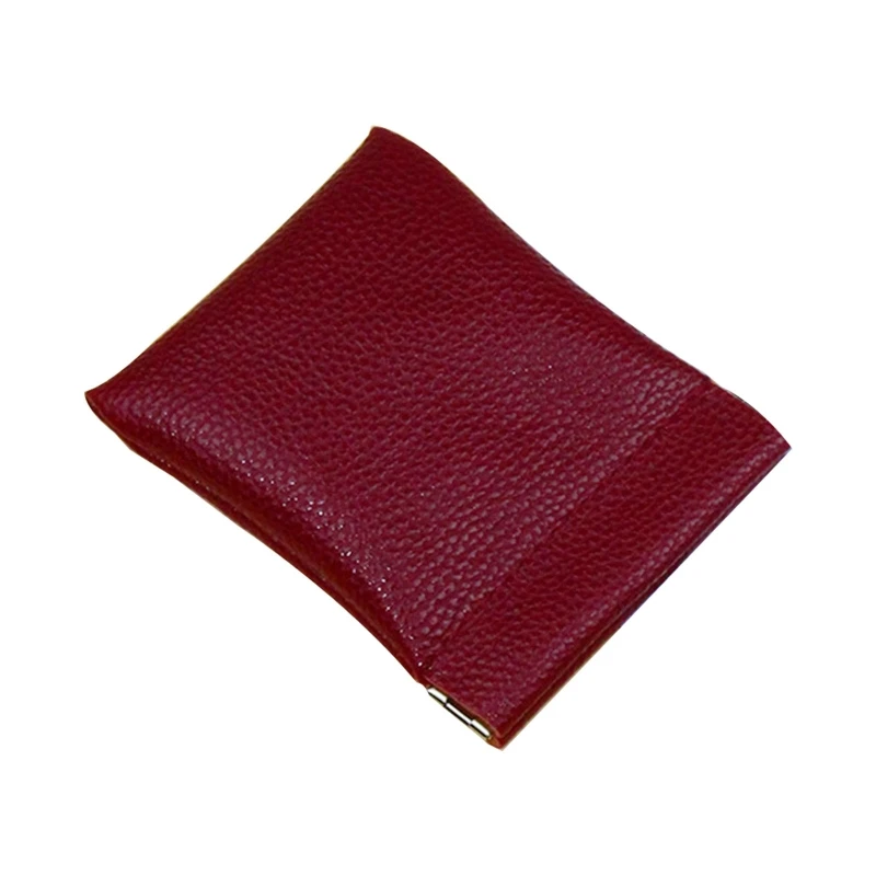 

PU Leather Coin Purse Earbuds Earphone Holder Pouch Wallet Change for Women Men