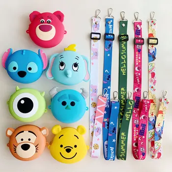 

Women Shoulder Bags 2020 New Mini Portable Crossbody Bags Fashion Silicone Cartoon Key Case Ladies Messenger Bag Wristlet Purses