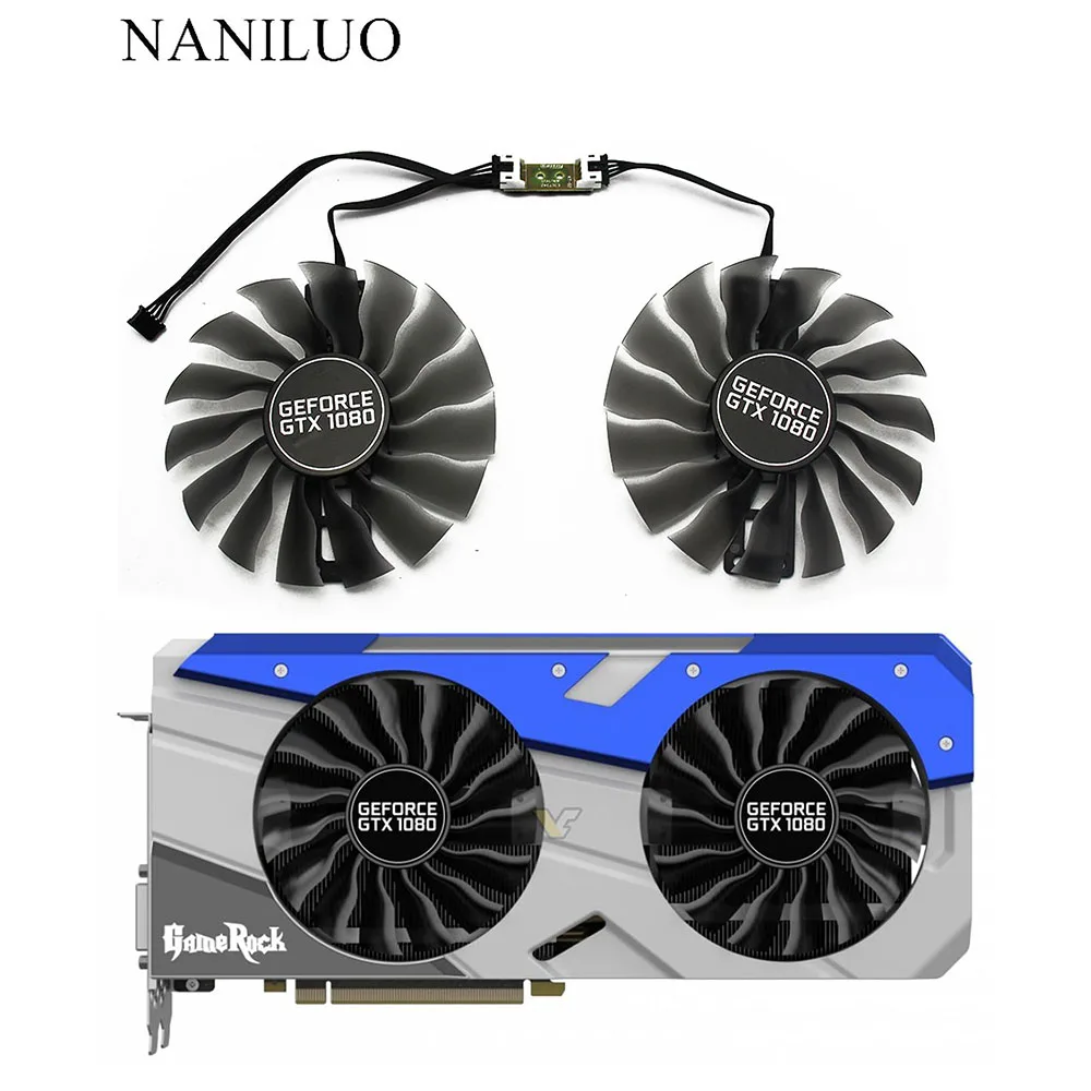 95 мм GTX 1080 кулер для Palit EMTek GTX1080 GameRock Premium Edition карта FD10015H12S GAA8S2U