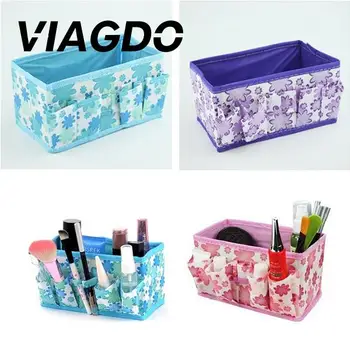 

Hot Portable Flower Folding Makeup Cosmetics Beauty Storage Bag Case Box Pouch