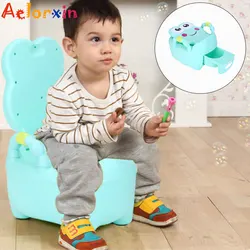 Sapo dos desenhos animados do bebê potty assento de treinamento crianças potty toalete do bebê crianças treinador toalete urinal portable backrest pot