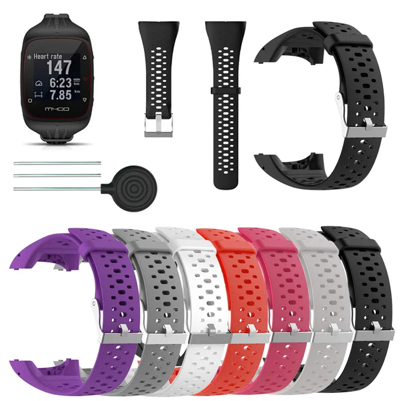 Силиконовый браслет ремешок для Polar M400 M430 gps спортивные Смарт-часы замена ремешок для часов браслет с инструментом ремешок для часов