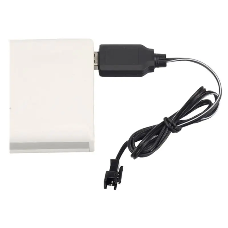 Vue arrière du chargeur USB SM-2P pour batteries Ni-Cd Ni-MH 4.8V 250mA