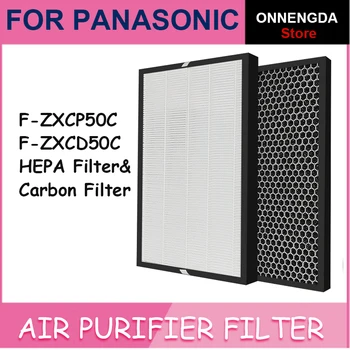 

Replacement Hepa FilterF-ZXCP50C and Actived Carbon Filter F-ZXCD50C For Panasonic F-PXC50C F-VXD50C Air Purifier parts