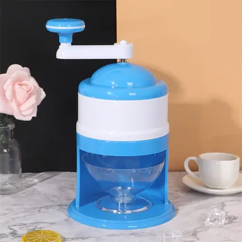 

Huishoudelijke Mini Handheld Simple Ice Shaving Machine Ice Crusher Snowflake Manual Fried Ice Crusher Machine New 2020