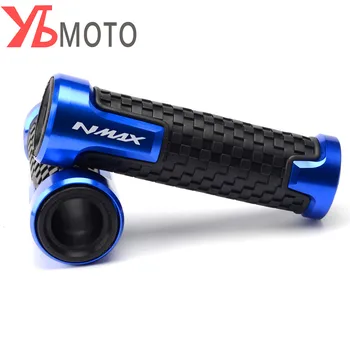 

2018 NEW LOGO N-MAX 7/8'' 22MM CNC Motorcycle handle grips racing handlebar grip For YAMAHA NMAX 155 2015 2016 2017