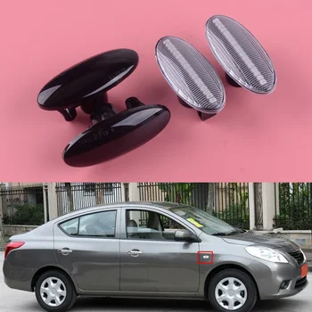 

CITALL NEW 1 Pair Amber Fender Light LED Dynamic Sequential Marker Turn Signal Lamp fit for Nissan Juke Qashqai Cube X-trail