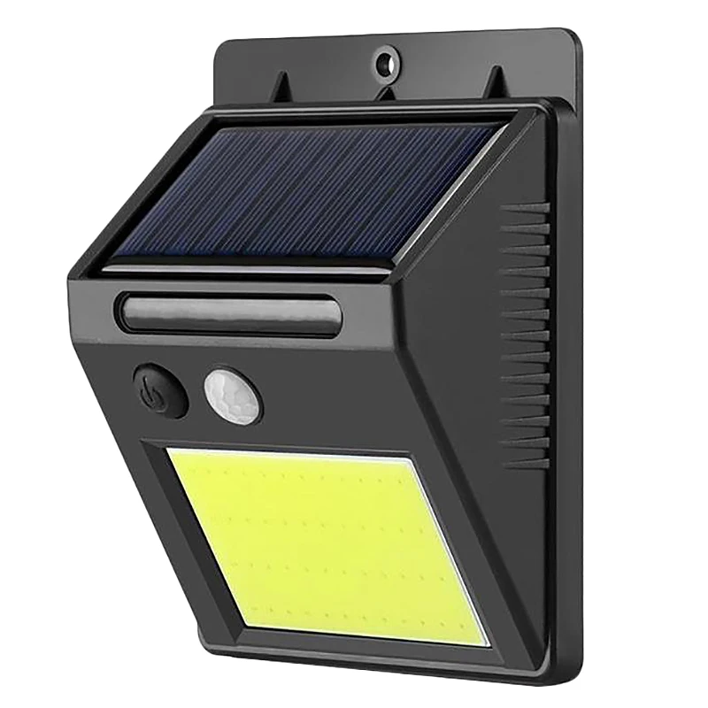 

ABUI-48Led Motion Sensor Wall Mount Solar Light Infrared Human Body Induction Energy Saving Street Yard Garden Lamp