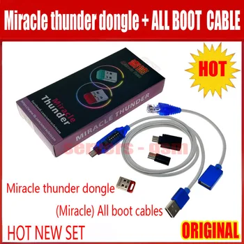 

New Miracle box key miracle thunder dongle for phone Repairing unlock+Miracle UMF cable(Ultimate Multi-Functional Cable)All boot