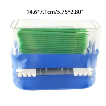 

Multipurpose Dental Disposable Micro Applicator Tip Bendable Sticks Brush Dispenser with Storage Box Case Splitters Dispenser