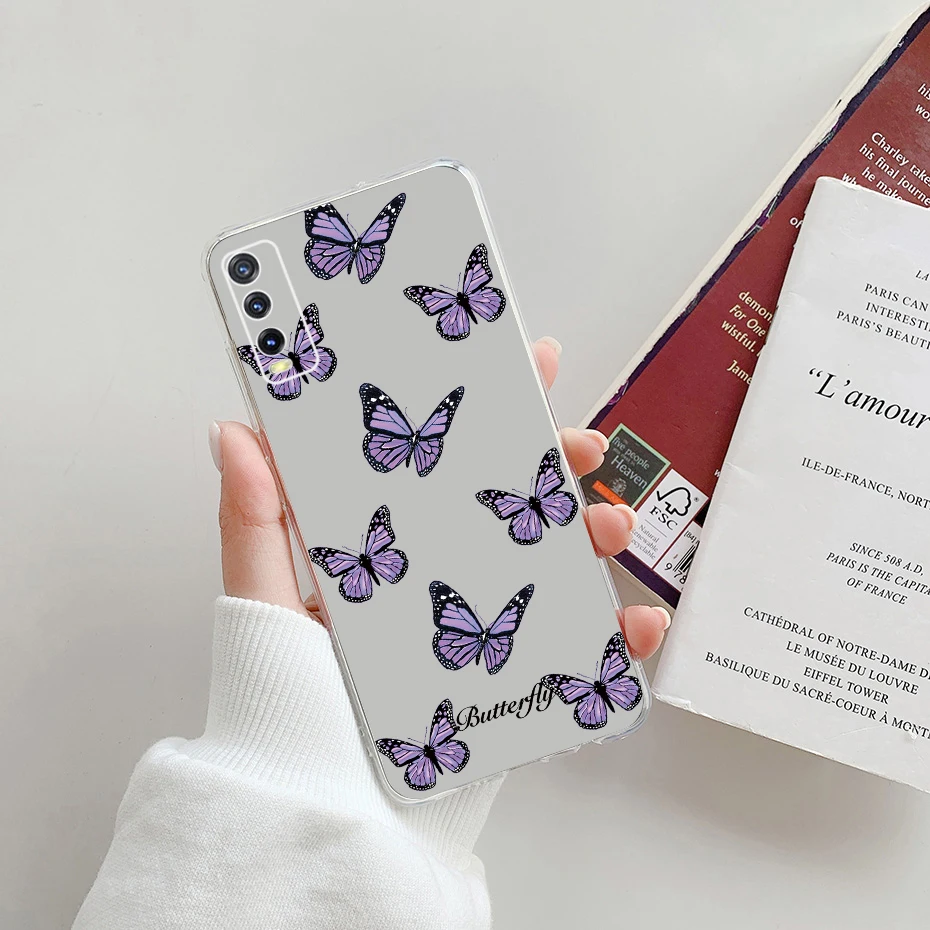 Vivo Y20 Mobile Cover Stylish Phone Case Vivo Y20 Transparent Back