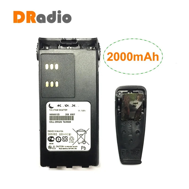 Литий ионный аккумулятор HNN9013D 7 4 в 2000 мАч для рации Motorola HT750 HT1550 GP140 GP320 GP328 GP338 GP340