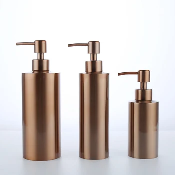 

1PC Liquid Soap Dispenser Bottle Shower Gel Bottle 304 Stainless Steel Kitchen Bathroom Lotion Pump Refillable Cosmetic Bottles*
