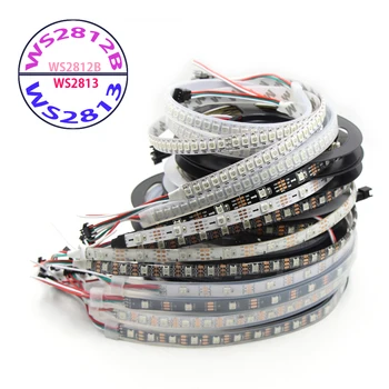 

WS2812B WS2813 (WS2812B updated) 30/60/144Leds/m RGB LED Strip Individually Addressable Tape Light DC5V DC12V IP30/65/67