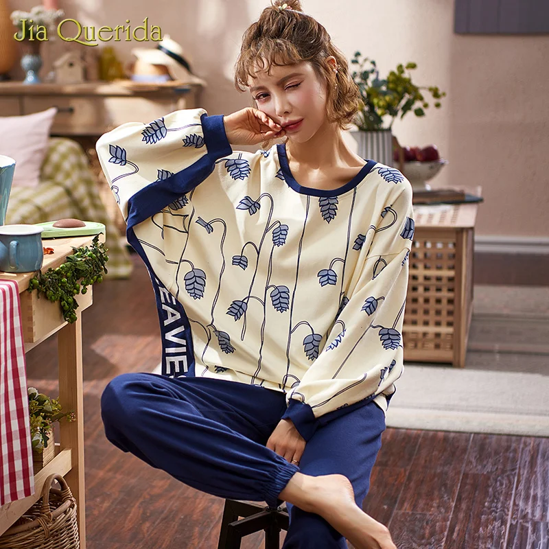 Printing Pajamas Plus Size Pajamas Home Clothes Pjs Women Pajamas for Women Fashion Style Homesuit  Pijamas Women Cotton Pijama