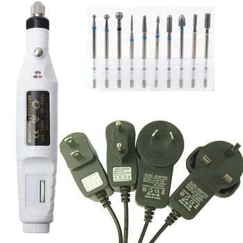 

Nail Art Grinding Drill Bits Electric Manicure Machine Diamond Bullet Bit Gel Polish Cuticle Removal Brush Mill Kit New