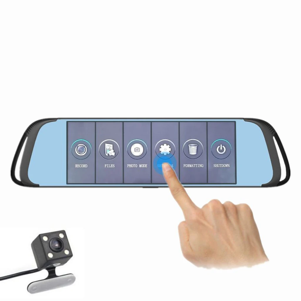 

1 Set 1080P HD IPS Car Rearview Camera Auto Front Rear Video Recorder DVR Dual Dash Cam WDR 30FPS Front/Dual Cam