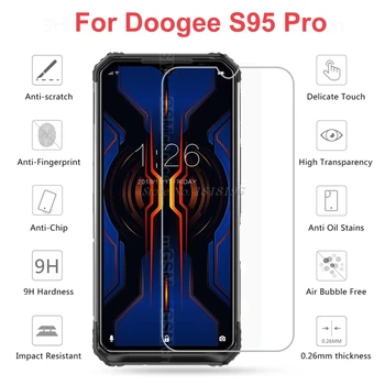 Перейти на Алиэкспресс и купить 2 шт., закаленное стекло Для Doogee S95 Pro, защита экрана, защитная Пленка Для Doogee S95 Pro