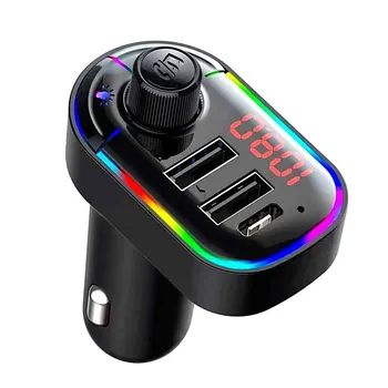 

New Handsfree Car Kit Car Audio MP3 Player Car Charger Autos Dual USB Charger bluetooth Wireless FM Transmitter MP3 Player
