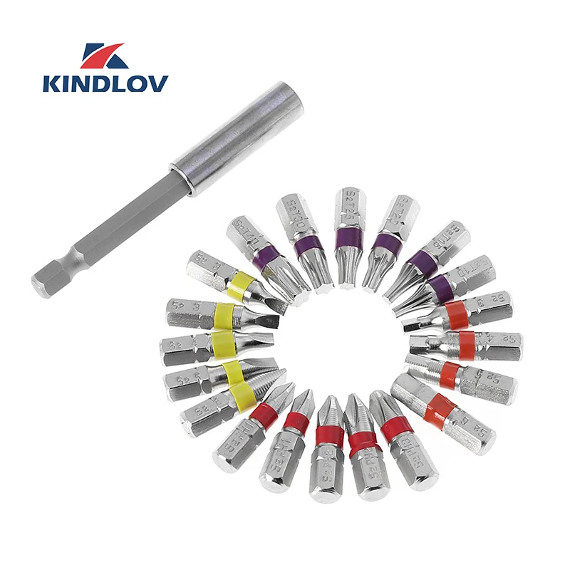 KINDLOV Набор отверток прецизионный 20 шт. Torx шестигранный набор наконечников Магнитный Parafusadeira изолированный отвертка многофункциональные инструменты ручные инструменты