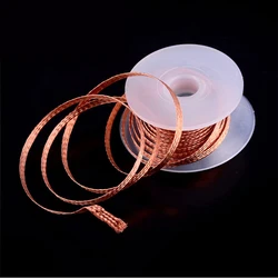 Fil à souder 1.5mm 2mm 3.5mm de largeur 1.5M de longueur, tresse à dessouder, fil de mèche, cordon de plomb, outil de réparation BGA 