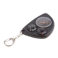 Открытый Портативный Мини Компас одометр спидометр с кольцом для ключей кольцо для Пеший Туризм