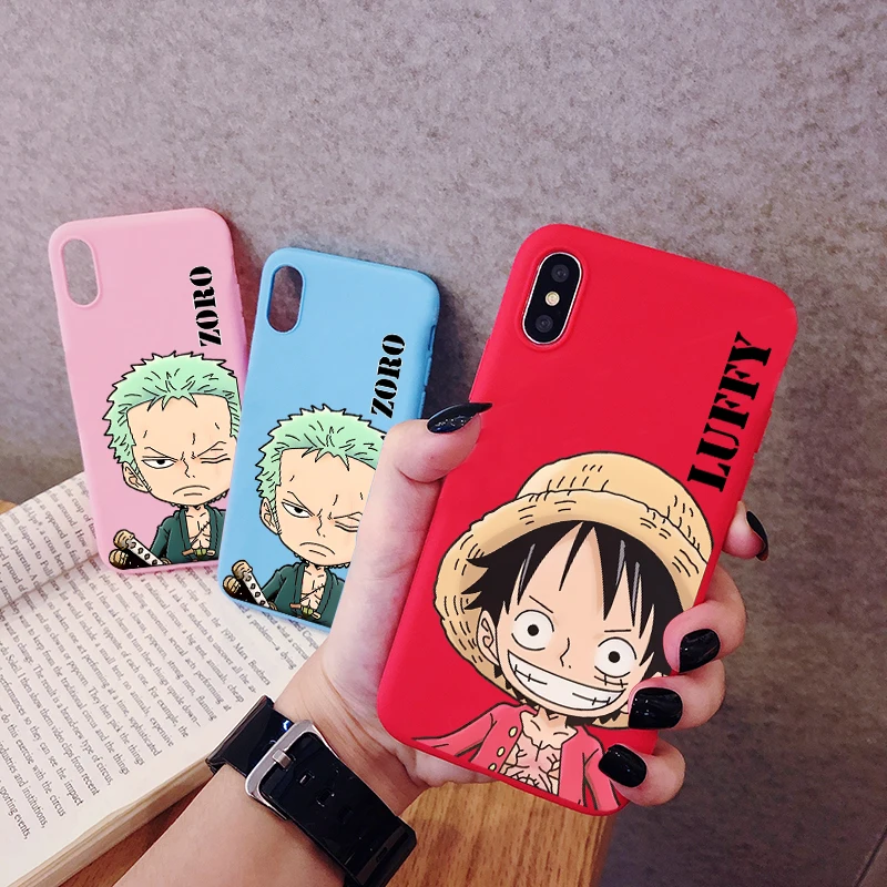 ONE PIECE Luffy Zoro Phone Case for Huawei Mate 30 20 10 Pro Lite Mate20 Mate30 Frosted Silicone Cases Soft Back Cover | Мобильные