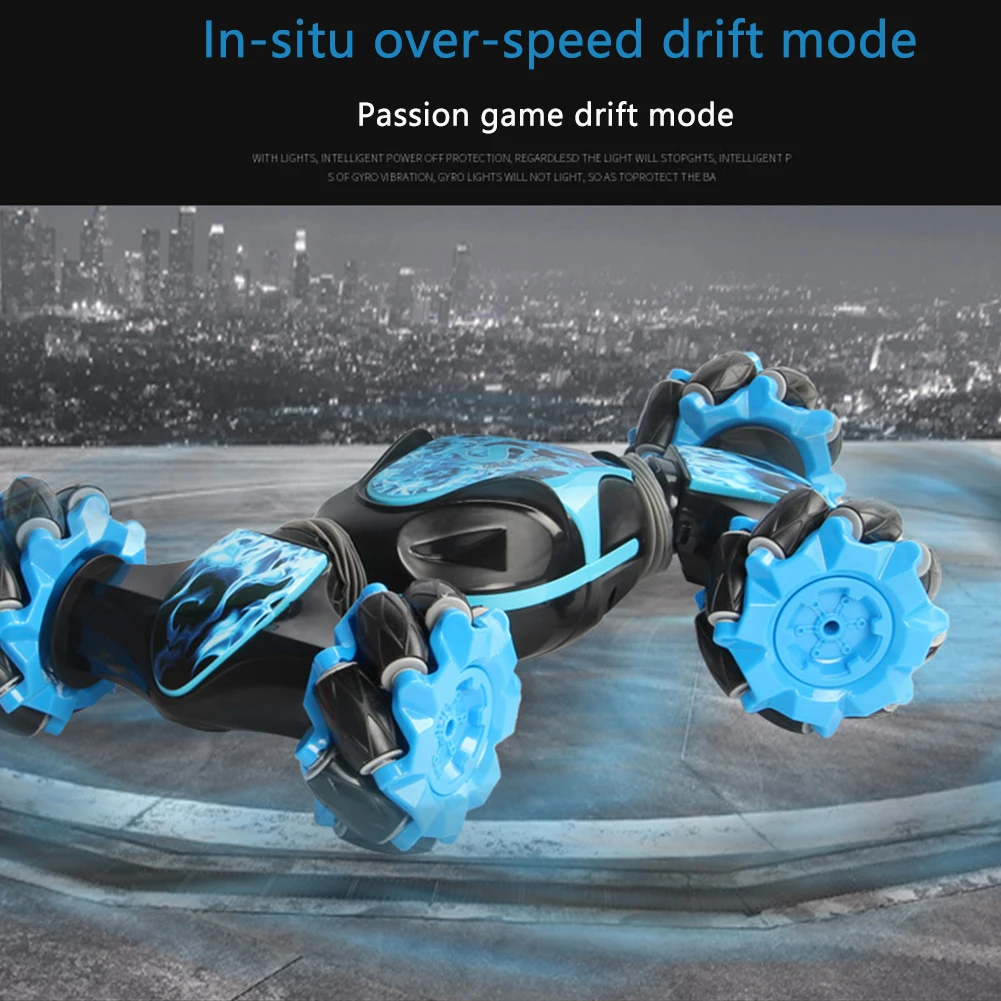 Трюк пульт дистанционного управления скручивающаяся машина внедорожный автомобиль дрейф Дрифт танцующий двухсторонний Вождение трюк автомобиль gesto