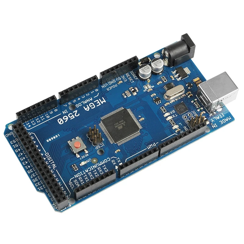 Mega 2560 R3 Mcu макетная плата электронные строительные блоки отправка Usb кабель Atmega16U2-Mu