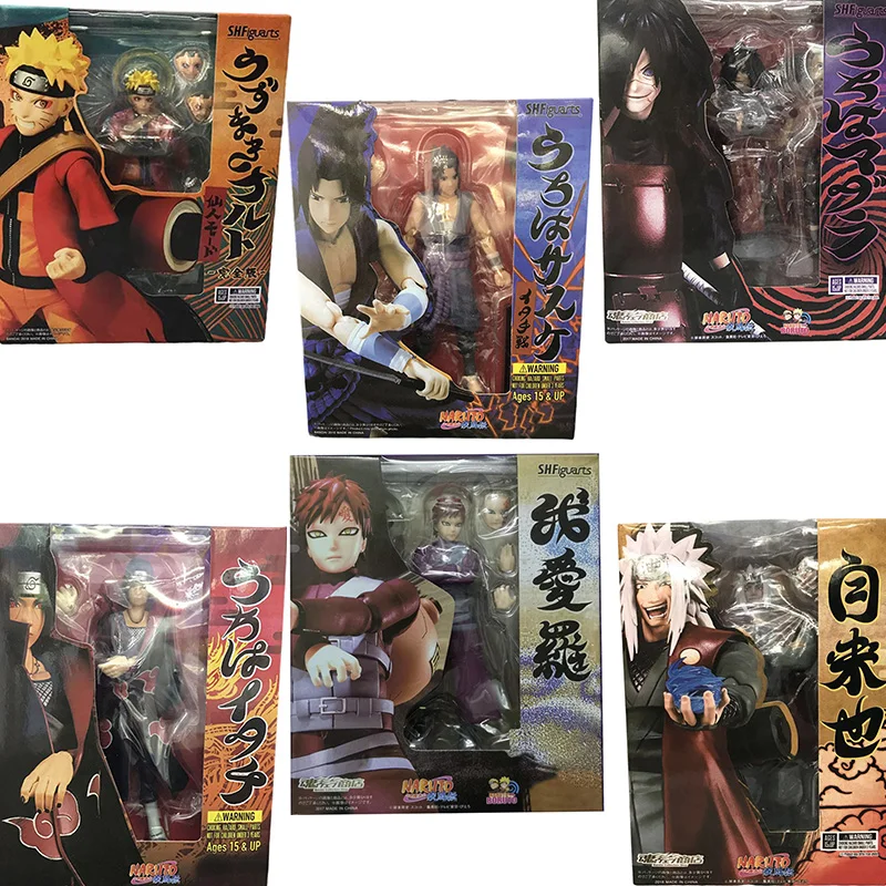 Аниме-фигурка Наруто Шипуден Uchiha Madara Itachi Sasuke Gaara ПВХ экшн-фигурка Коллекционная