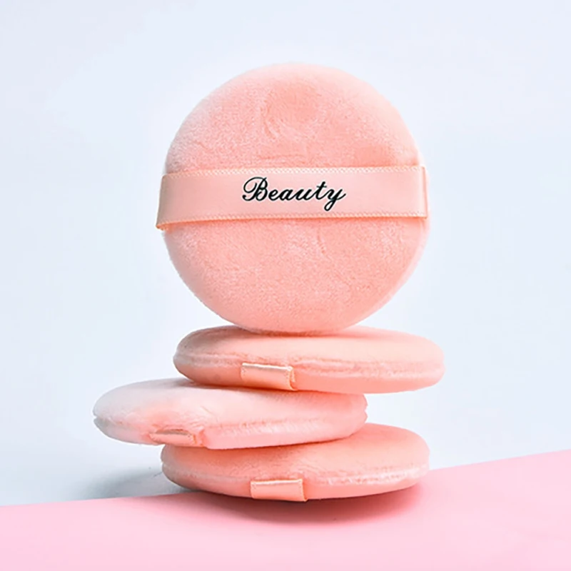 2pcs BB Cream Flocking Cosmetic Puff Soft Skin-friendly Makeup Sponge Powder Tool Dry Wet Dual Use* |
