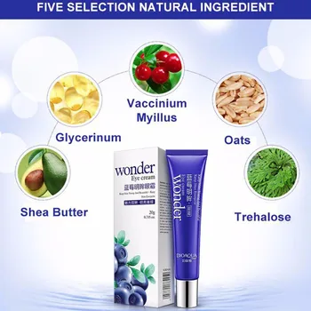 

Bioaqua eyes creams ageless firming eye anti puffiness dark circles under eye remover anti wrinkle anti age skin care blueberry