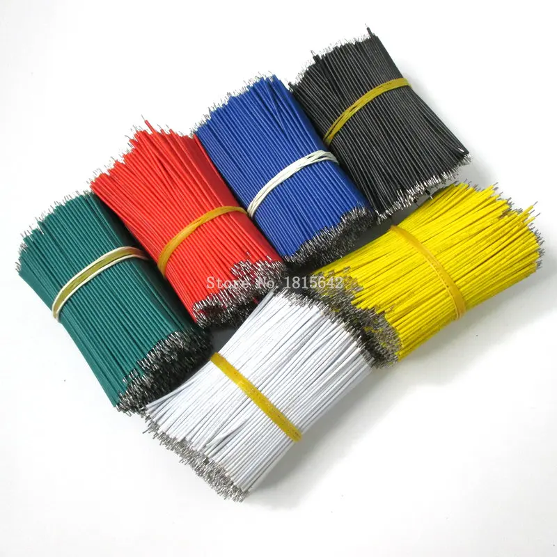 

100PCS 1007-26AWG Tin-Plated PCB Solder Cable 26AWG 10cm 100mm Fly Jumper Wire Cable Tin Conductor Wires Connector Wire