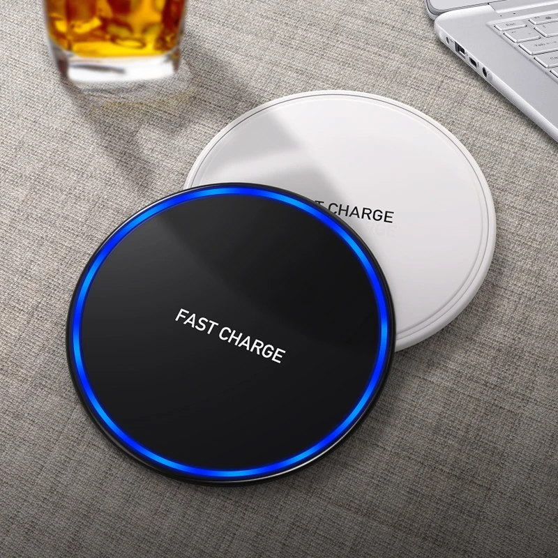 

10W Fast Wireless Charger For Samsung G alaxy S9/S9+ S8 S7 Note 9 S7 Edge USB Phone Charging Pad for iPhone XS Max XR X 8 Plus