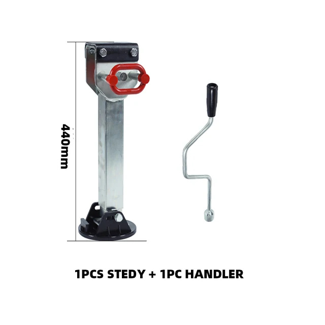 EGO TRAILER jack  440~630mm  stabilser Legs Drop Down Caravan parking legs Motorhome Camping RV Trailer prop stands price for1pc 1jack 1handler