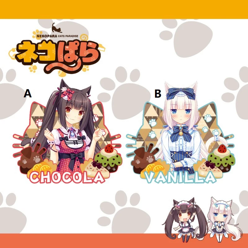 Аниме брелок Nekopara Chocola ваниль милый акриловый ремешок фигурка подвесные
