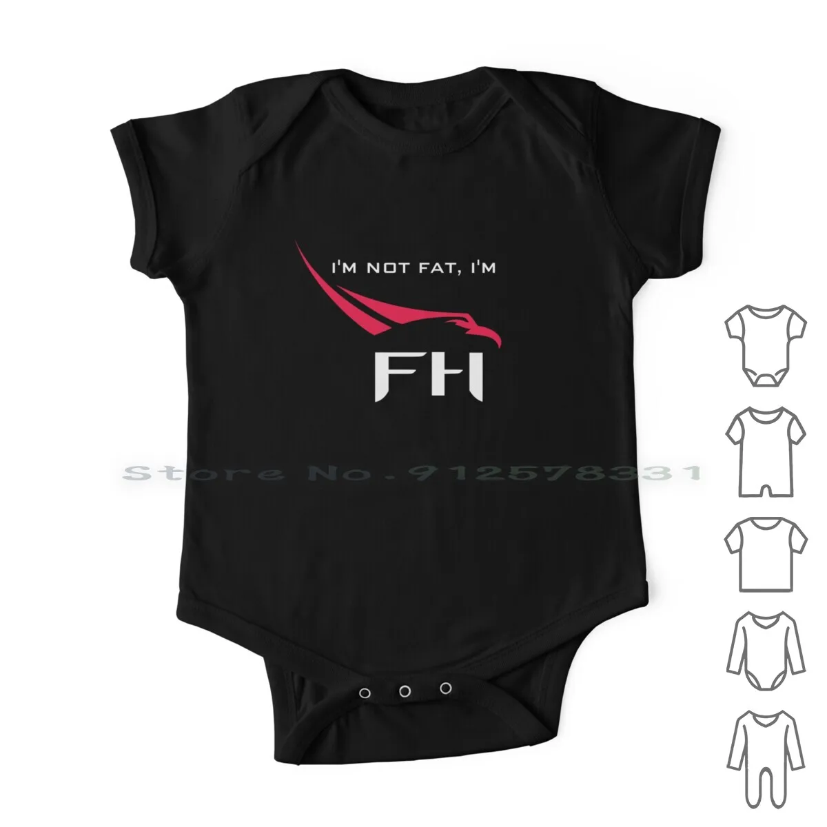 Spacex Non Sono Grasso, Sono Falcon Pesante Neonato Vestiti Pagliaccetti Tute Di Cotone Spacex Falcon 9 Falcon Heavy Rocket Space