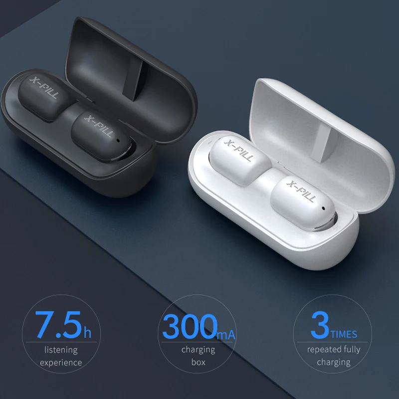 Smart Mini Bluetooth Stereo Earphone Wireless Earbuds Headset IPX5 Waterproof Handy Sports Earphones For iPhone Huawei Xiaomi