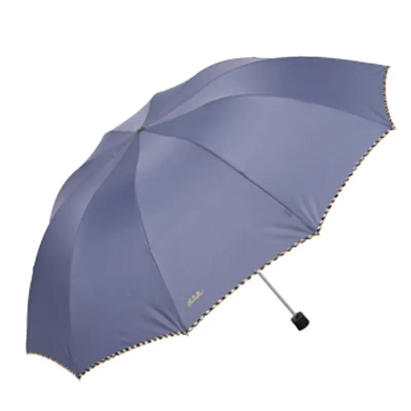 

Paradise Umbrella Extra-large Reinforced Business Double Customizable Advertising Umbrella Three Fold College Style Sun-resistan