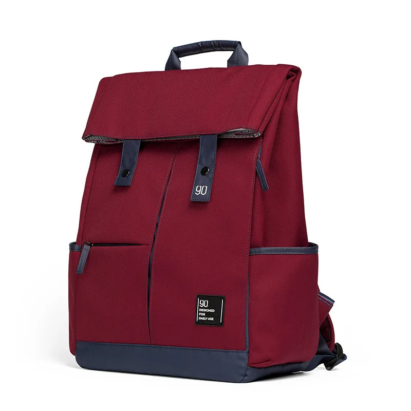 Новые школьные повседневные Рюкзаки, рюкзак для отдыха и путешествий, Одноцветный рюкзак для компьютера, Большой Вместительный водонепроницаемый рюкзак - Цвет: Wine red