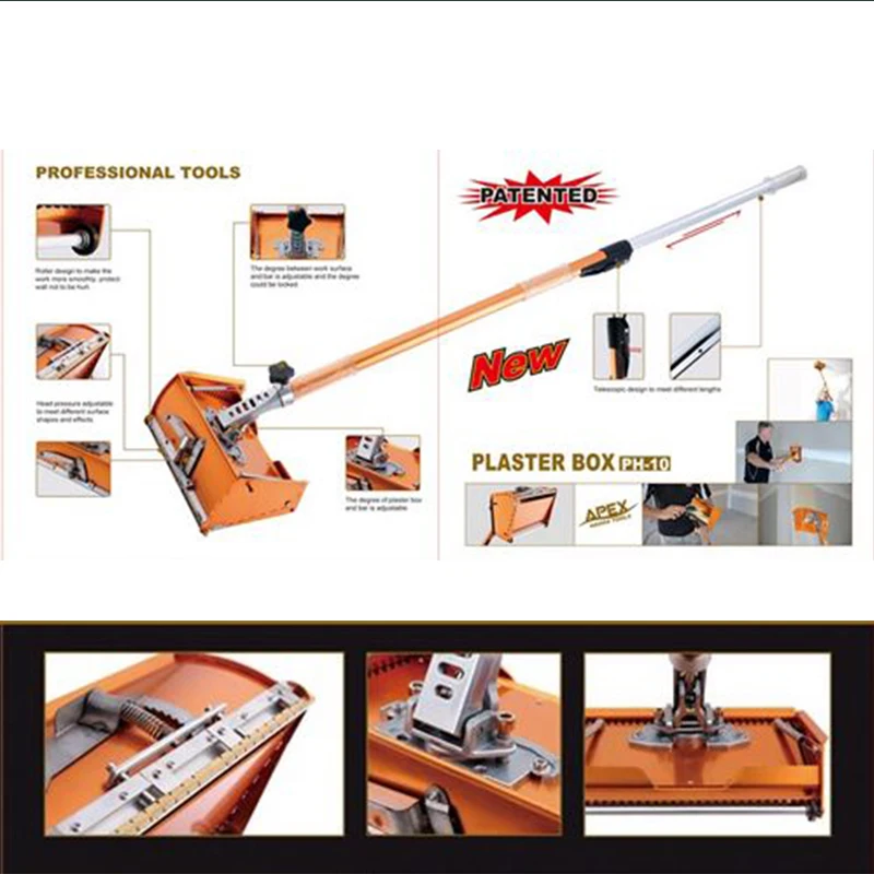 Drywall Master Tools set Plastering Flat Box smoothing tool Drywall Skimming spatulas Blade Set practicalTaping Tools