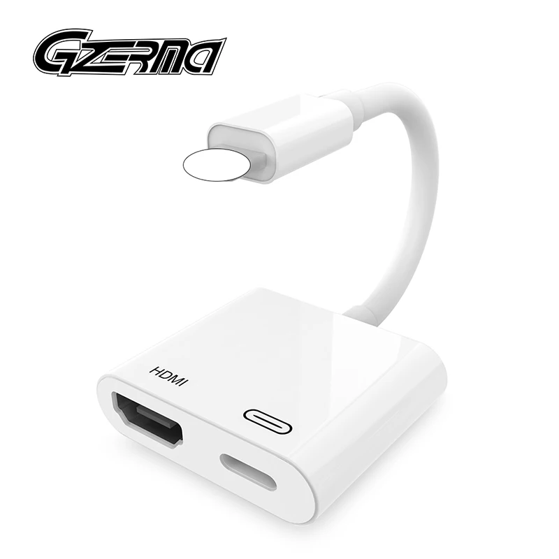 Переходник HDMI разветвитель для iPhone аксессуары для AV HDMI/HD ТВ цифровой OTG кабель адаптер конвертер для iPhone 7 8 X зарядка