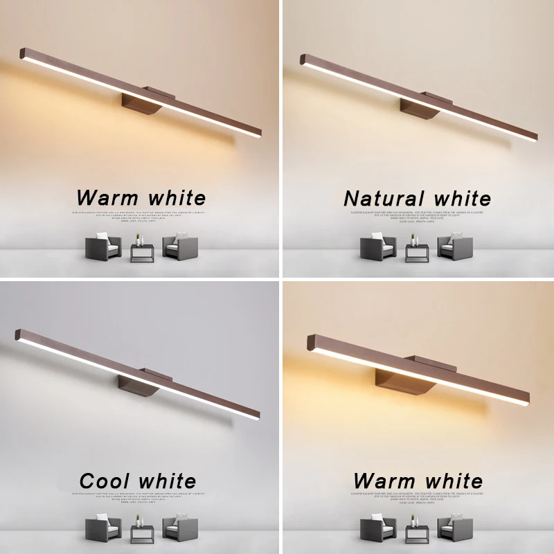  Modern led mirror light Aluminum AC85-265V Modern Wall lamp bathroom lights 40cm 60cm 80cm 100cm 12 - 4000170395271