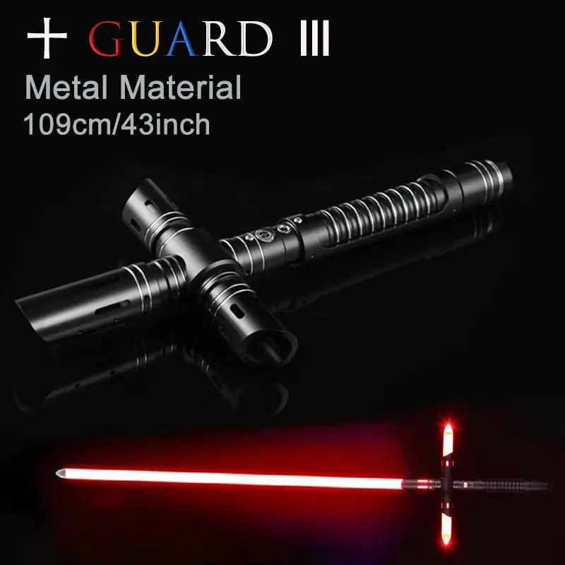 Espada láser Jedi de Cruz pequeña, espada láser Force FX con mango de  Metal, hoja de PC para duelo pesado, skywalker - AliExpress