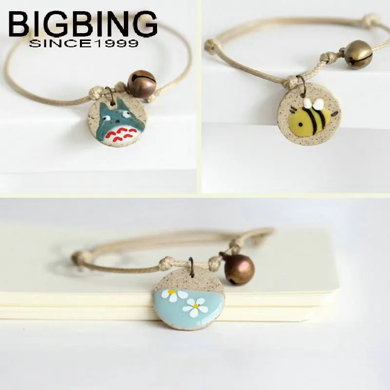 

C137 BIGBING Jewelry Fashion handmade ceramic charm bracelet fashion jewelry Free shipping