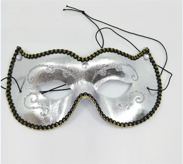 5  EVA Glitter Powder Masks Animal Cat Face Gold Silver Red Color Mask For Women Girls Masquerade Carnival Party Decor Cosplay Mask