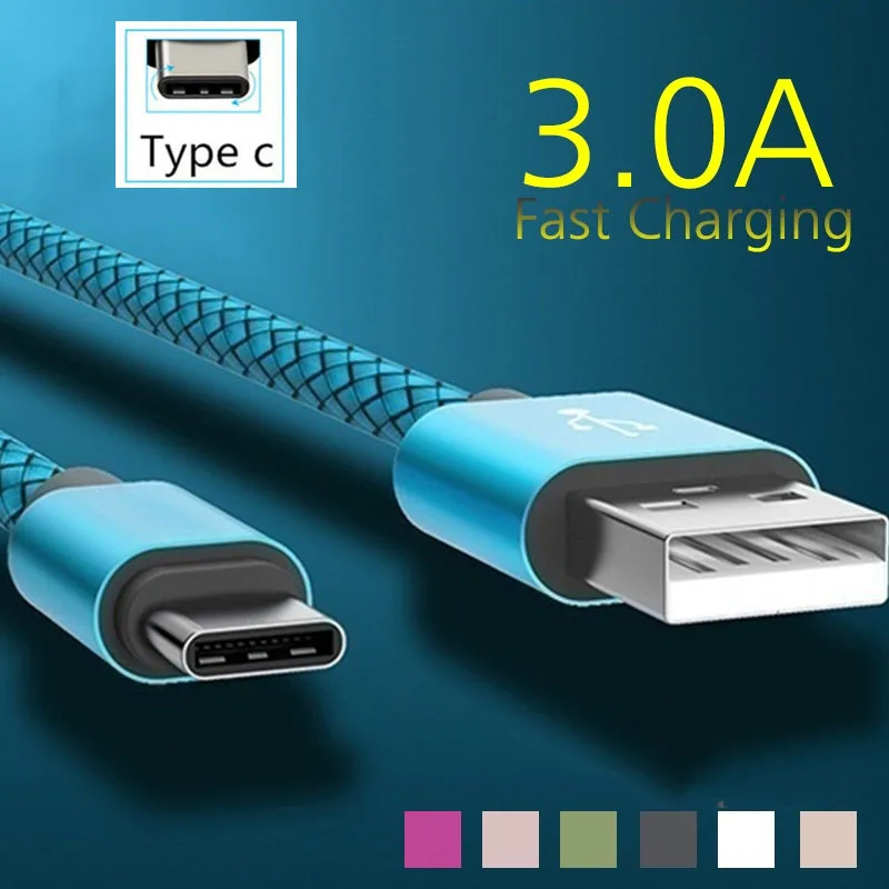 Mobile Phone USB C Cable Fast Charging Type C Data Cable For OPPO Find
