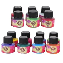 14 Colors 5ml/Bottle Professional Tattoo Inks Set Long Lasting Tattoo Pigment Practice Ink Accessory  For Body Beauty Tattoo Art