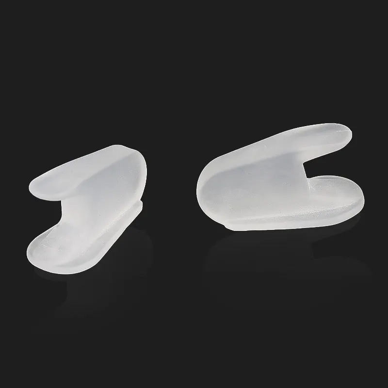 2pcs/1Pair Gel Silicone Bunion Corrector Big Toe Separators Straightener Spreader Foot Care Tool Massager