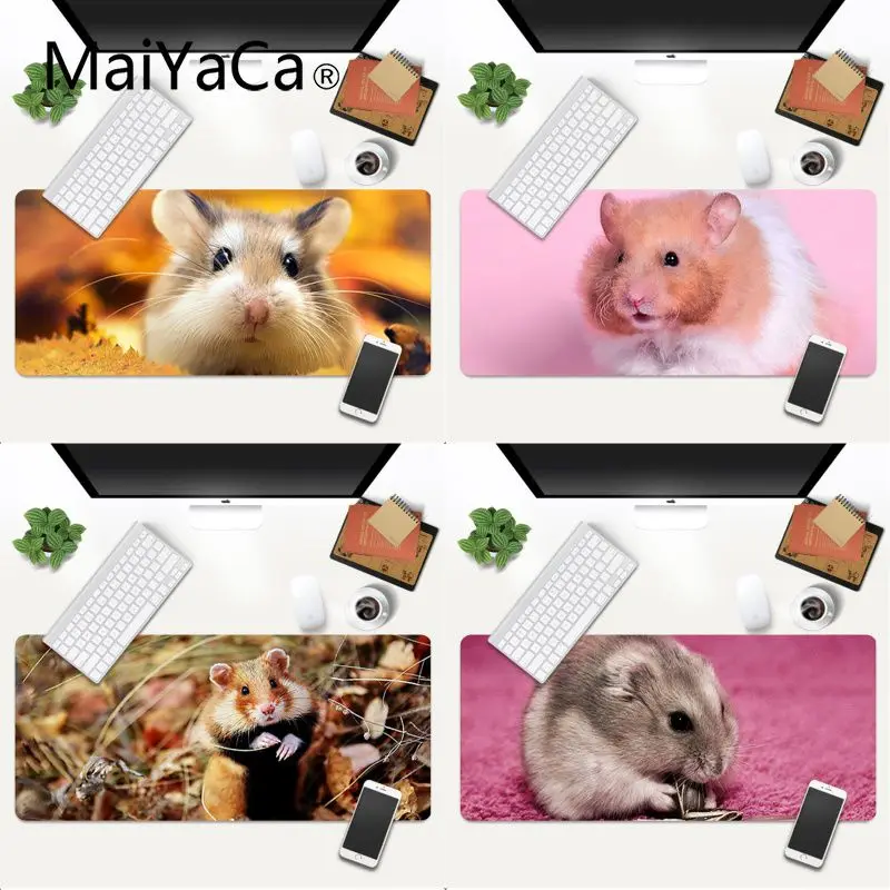 

MaiYaCa Custom Skin Hamster gamer play mats Mousepad Gaming Mouse Pad Large Deak Mat 700x300mm for overwatch/cs go